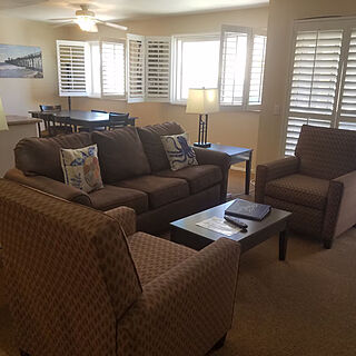 Sand Pebbles Resort — Sample living room