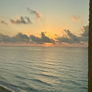 Ocean sun set