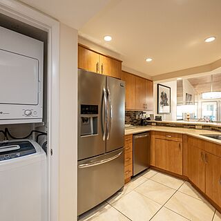 laundry-kitchen area