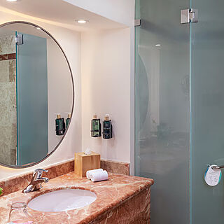 Melia Casa Maya — Sample bathroom