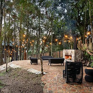Jangal das Araucárias Swan Design Hotel — Outdoor seating and firepit