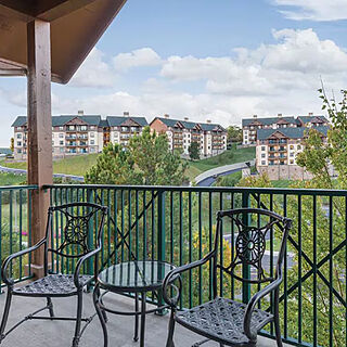 Club Wyndham Smoky Mountains — Sample balcony