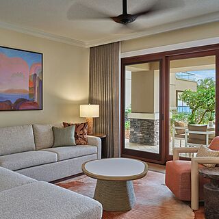 The Resort at Kapalua Bay, Maui — Sample living room