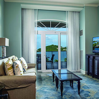 The Ritz-Carlton Club, St. Thomas — Sample suite living room