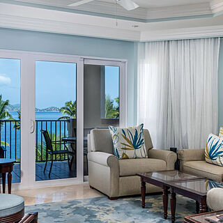 The Ritz-Carlton Club, St. Thomas — Sample residence living room