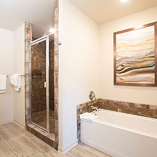 The Colonies at Williamsburg — Sample bathroom
