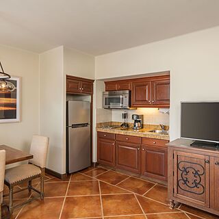 Hacienda del Mar Resort — Sample studio kitchenette