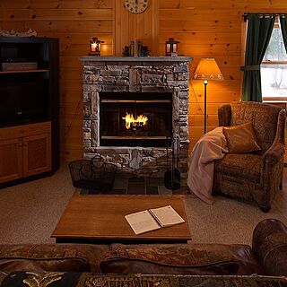 Rangeley Lake Resort — Sample living room