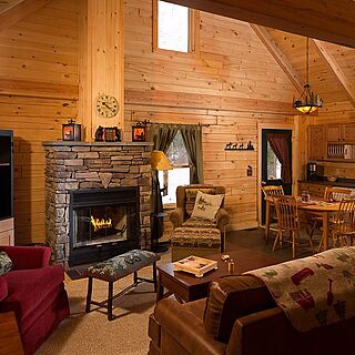 Rangeley Lake Resort — Sample living room