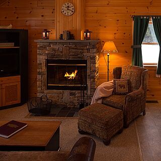 Rangeley Lake Resort — Sample living room
