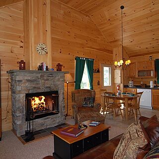 Rangeley Lake Resort — Sample living room