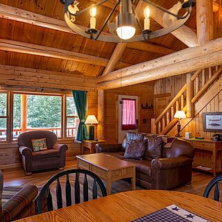 Rangeley Lake Resort — Sample living room