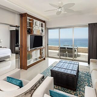 Garza Blanca Resort & Spa Los Cabos — Sample living room