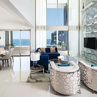Garza Blanca Resort & Spa Los Cabos — Sample living room
