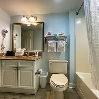 Horizon at 77th — Sample bathroom