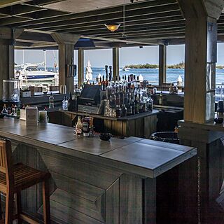 sunset tiki bar