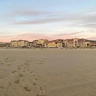 view of penthouse from beach
