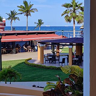 Zoomed Private Patio View