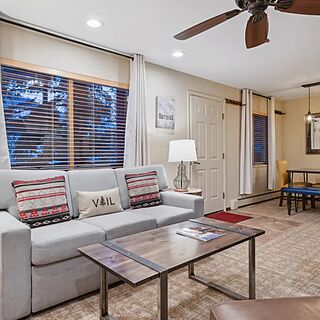 2-bed and 2-bath living room