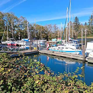 boat harbor with ramp, 2 minute walk