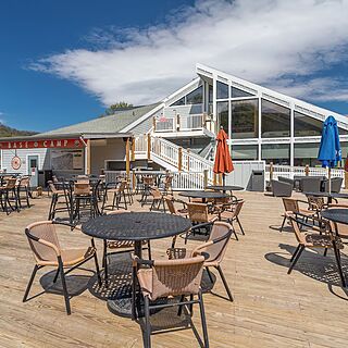 Eagle Trace at Massanutten — Resort patio
