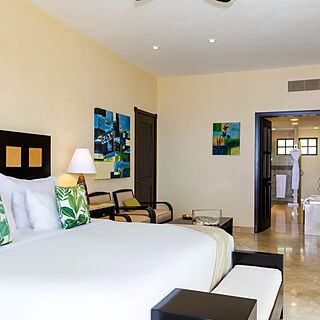 Garza Blanca Preserve Resort & Spa — Sample one-bedroom suite broom