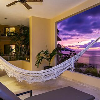 Garza Blanca Preserve Resort & Spa — Sample one-bedroom suite balcony