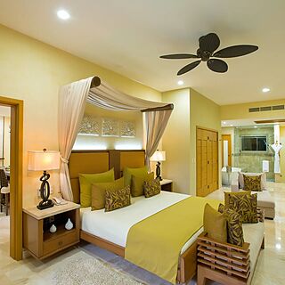 Garza Blanca Preserve Resort & Spa — Sample two-bedroom panoramic suite bedroom