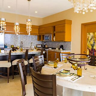 Garza Blanca Preserve Resort & Spa — Sample two-bedroom panoramic suite kitchen