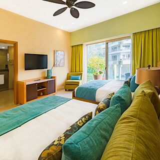Garza Blanca Preserve Resort & Spa — Sample three-bedroom panoramic suite bedroom
