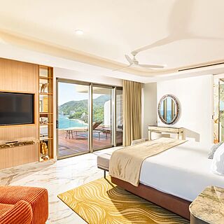 Garza Blanca Preserve Resort & Spa — Sample 2-bedroom sanctuary skyline penthouse bedroom