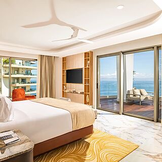 Garza Blanca Preserve Resort & Spa — Sample 2-bedroom sanctuary skyline penthouse bedroom