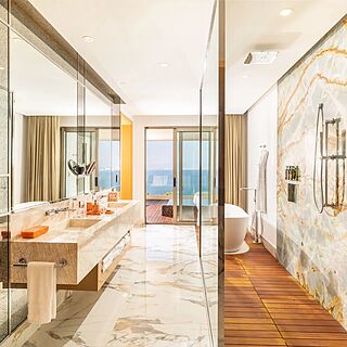 Garza Blanca Preserve Resort & Spa — Sample 2-bedroom sanctuary suite bathroom
