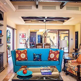 Novaispania Residences by Pueblo Bonito — Sample Living Room