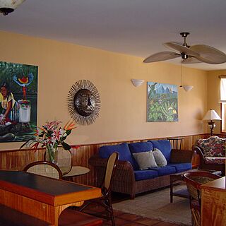 Captain Morgan's Vacation Beach Club — Sample unit living area