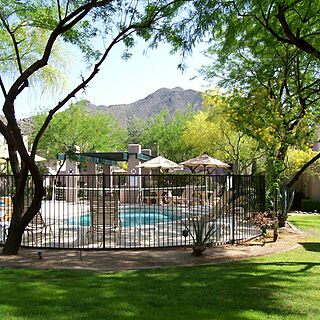 Villas of Cave Creek — Pool and grounds at Villas