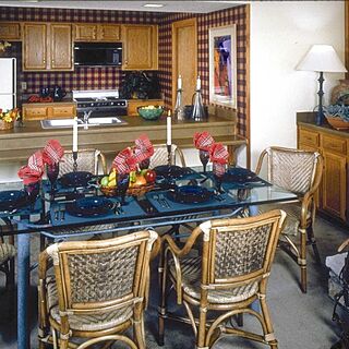 The Bandera Homestead — - Unit Dining Area & Kitchen